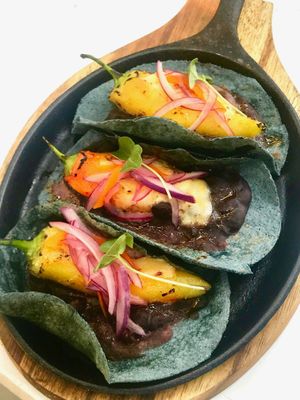 Vegetarian Tacos at House in Cuernavaca