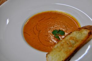 Tomato Soup at House in Cuernavaca