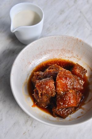 Pumpkin in  Piloncillo Sauce at House in Cuernavaca