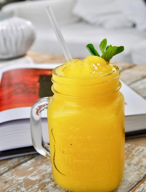 Mango Smoothie at House in Cuernavaca