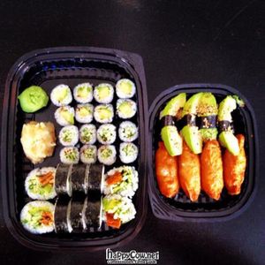 vegetarian set meal #2 at Yuri Sushi in Copenhagen