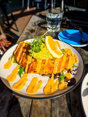 Kimchi Omelette at Gratitude in Tauranga