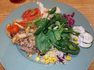 Buffet at DaTerra in Aveiro