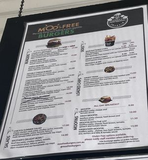 Menu 2 12/10/2025  at Charlie's Raw Squeeze in Wynnum