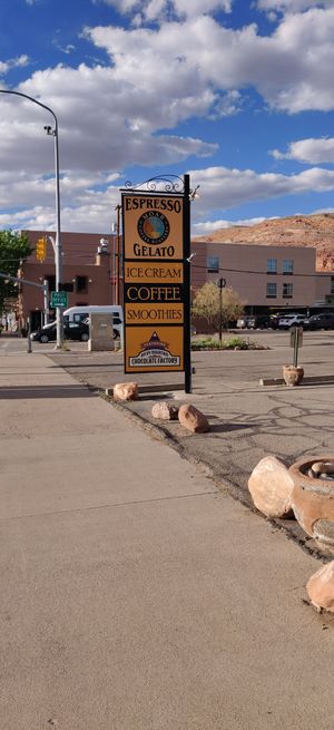  at Moab Coffee Roasters in Moab