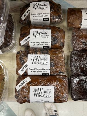 Vegan banana bread  at The Whole Wheatery in Lancaster