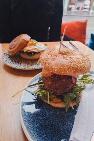 Avocado Bagel at Kunsthauscafé in Graz