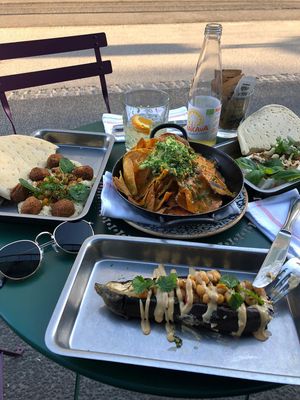 Outdoor seating   at Kunsthauscafé in Graz