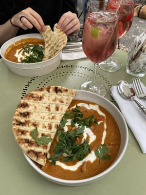 vegan butter chicken  at Kunsthauscafé in Graz