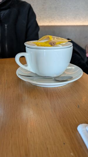 Tea at Kunsthauscafé in Graz