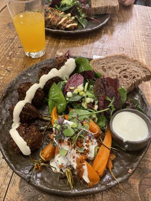 Falafels   at Honest Greens - Plaça Catalunya in Barcelona