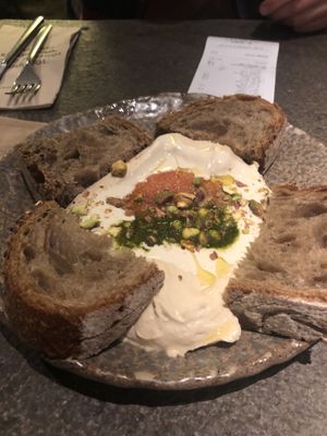 Hummus  at Honest Greens - Plaça Catalunya in Barcelona