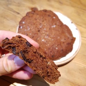 Chocolate Chip Cookie at Honest Greens - Plaça Catalunya in Barcelona