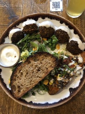 Falafel  at Honest Greens - Plaça Catalunya in Barcelona