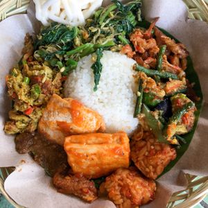 Nasi Campur  at Berkah Vegan in Dalung