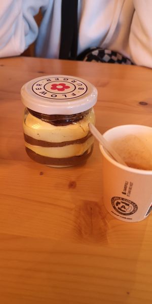 Loved the tiramisu at Flower Burger in Verona