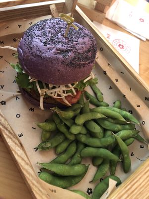 Vegan flower burger  at Flower Burger in Verona