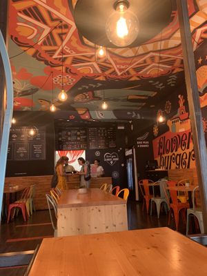   at Flower Burger in Verona