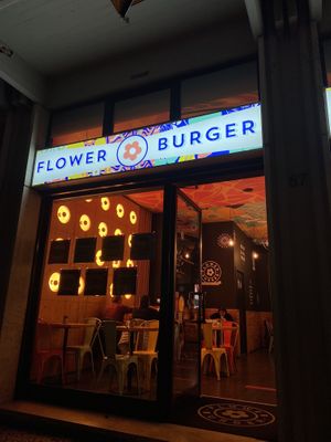   at Flower Burger in Verona