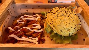   at Flower Burger in Verona