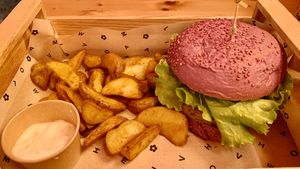   at Flower Burger in Verona