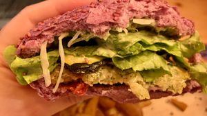   at Flower Burger in Verona