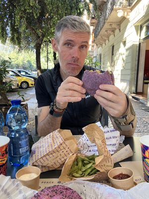   at Flower Burger in Verona