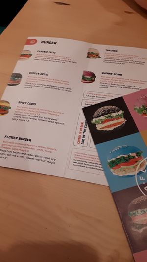 Memu at Flower Burger in Verona