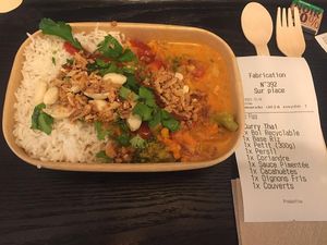 Winter dish, eat in. Delicious. Filling. Other option. Ask for the spices and herbs at Florian in Paris