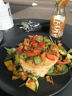 Veggie pancake  at Mr NonNo in Rotterdam