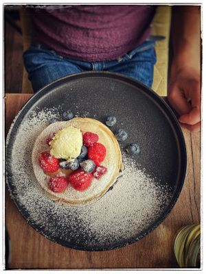 Vegan pancakes   at Mr NonNo in Rotterdam