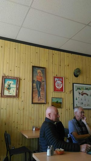 Cute art at Clementine Cafe and Deli in Moncton