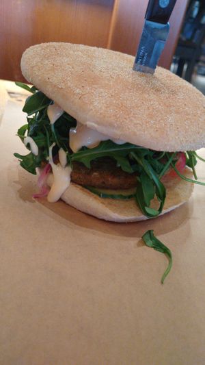 Burger Organic (vegan) at Cafe Del Sol in Castrop-rauxel