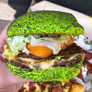 Hulk Smash Burger - Beyond burgers at VGN Boulevard in Stourbridge