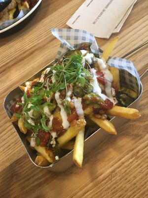 GF chilli loaded fries at VGN Boulevard in Stourbridge