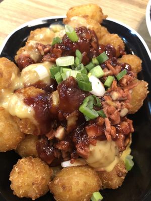 Tater Tots with BBQ Baecon Bits at VGN Boulevard in Stourbridge