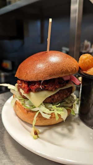 Chargrilled Premium Burger (Redefine Meat) at VGN Boulevard in Stourbridge