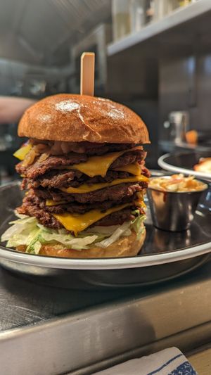 Royale With Cheeze and 4 extra patties at VGN Boulevard in Stourbridge