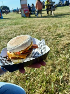 Breakfast muffin at VGN Boulevard in Stourbridge