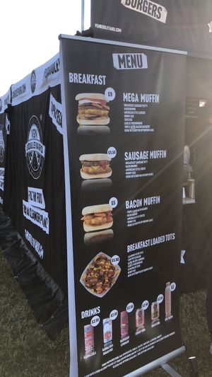 Breakfast menu  at VGN Boulevard in Stourbridge