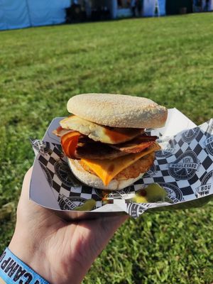 Amazing breakfast burger at VGN Boulevard in Stourbridge