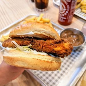 Chick n fillet sandwich at VGN Boulevard in Stourbridge