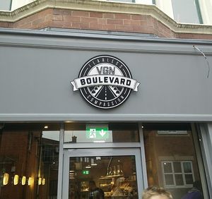 Shop front exterior at VGN Boulevard in Stourbridge
