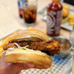 Original Chic'n Fillet from Hail Seitan at VGN Boulevard in Stourbridge