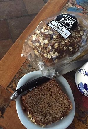 Vegan banana bread at Zak the Baker in Miami