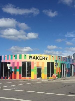 Bakery corner in wynwood at Zak the Baker in Miami