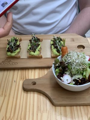 Avocado toast   at Purana in Sao Paulo