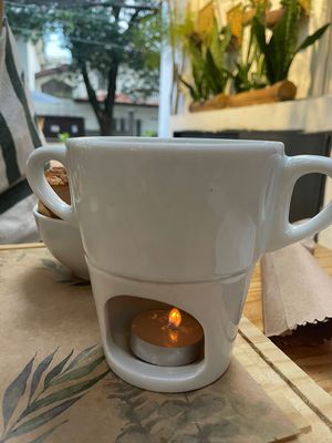 Fondue  at Purana in Sao Paulo