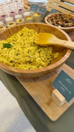 Tofu mexidinho at Purana in Sao Paulo