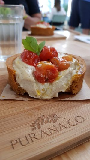 Torta de painço at Purana in Sao Paulo